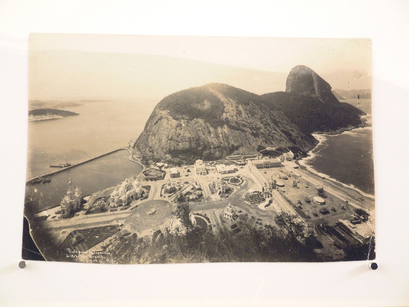Vista aeral da Exposicao de 1908, Rio de Janeiro, Brazil