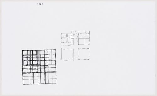 House VI, Cornwall, Connecticut: conceptual sketches