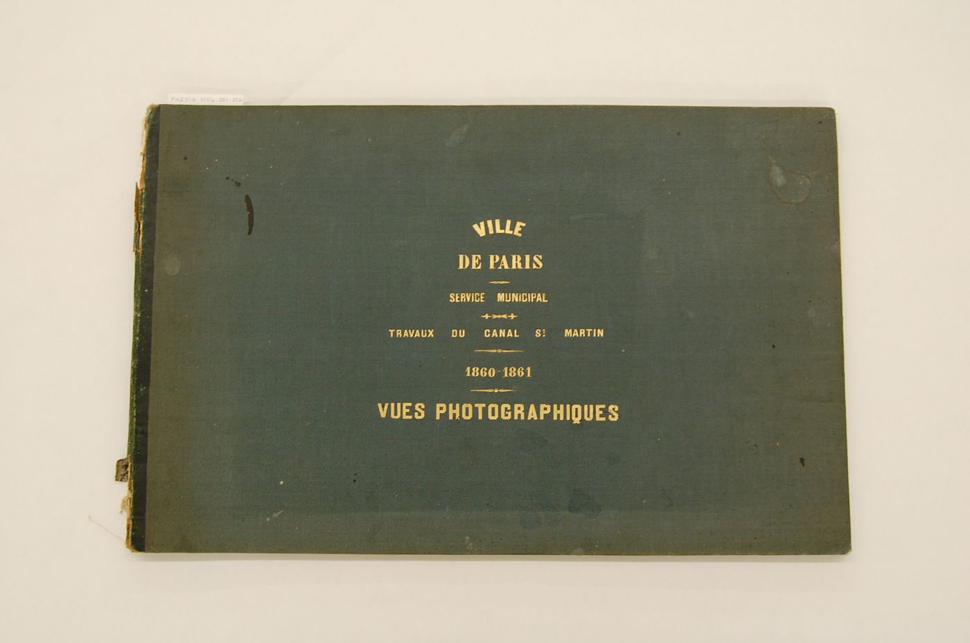 Views of the Vaulted Tunnels of Canal Saint-Martin, Paris