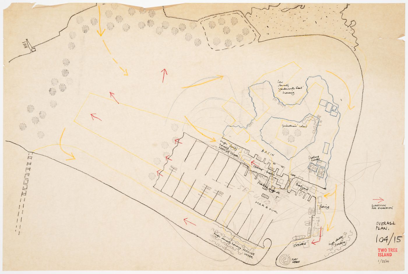 Two Tree Island project: plan