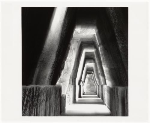 Entrance to the caves of the Cumaean Sibyl, Cumae, Italy