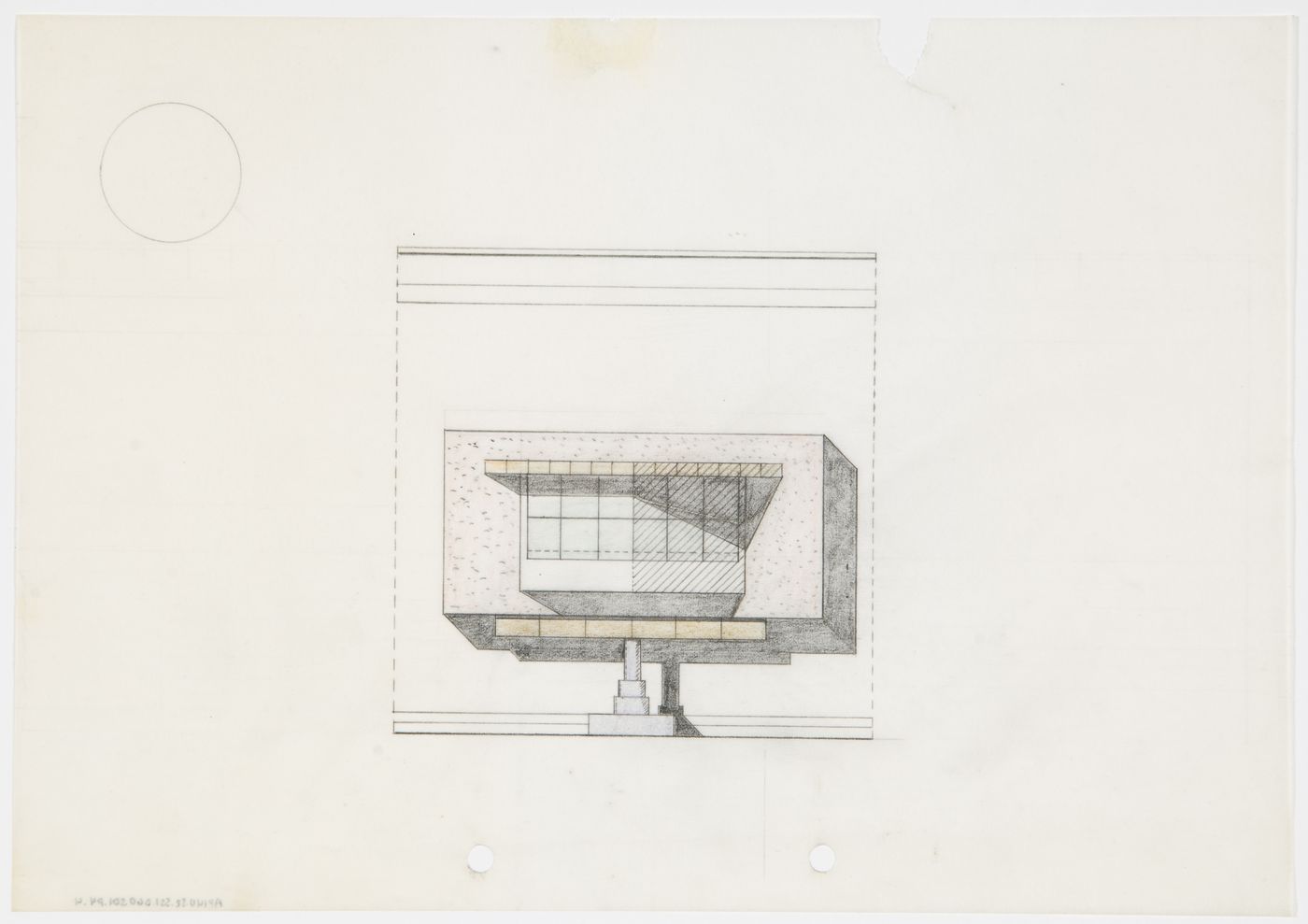 Clore Gallery, London, England: elevation