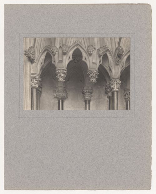 Plate from portfolio ''York Minster Chapter House''