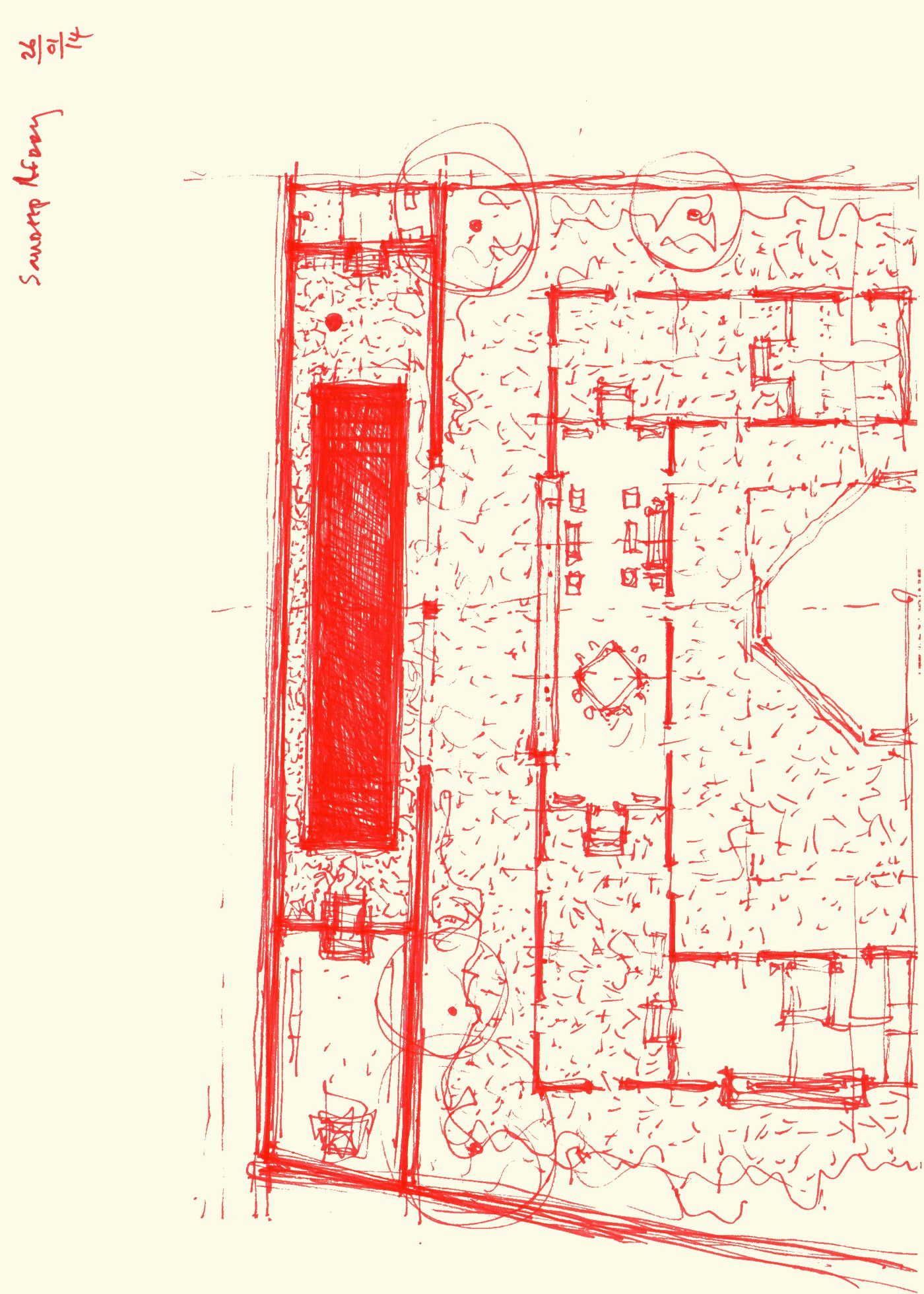 House in Chennai : sketch plan