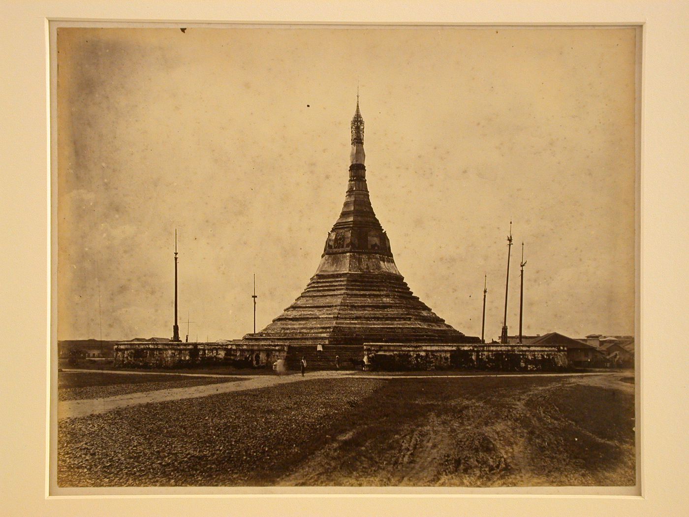 View of the Sule Pagoda, Rangoon (now Yangon), Burma (now Myanmar)