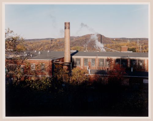 Abandoned buildings, formerly the mill of the Shawinigan Cotton Company,looking northwest