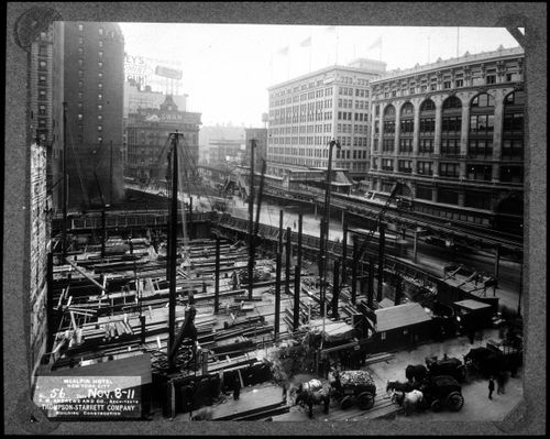 Plate from album ''Hotel McAlpin, New York City 1911-12''