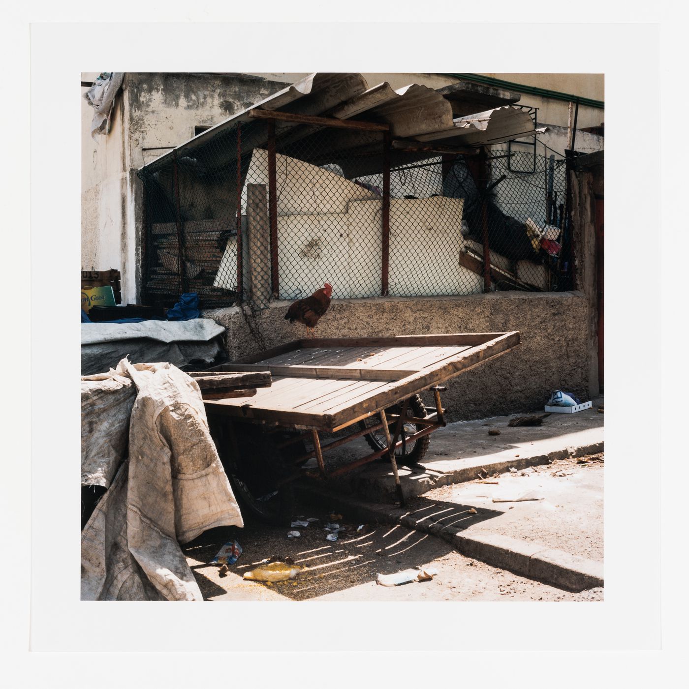 Lightweight construction in the cité horizontale, Carrières centrale neighbourhood, Casablanca