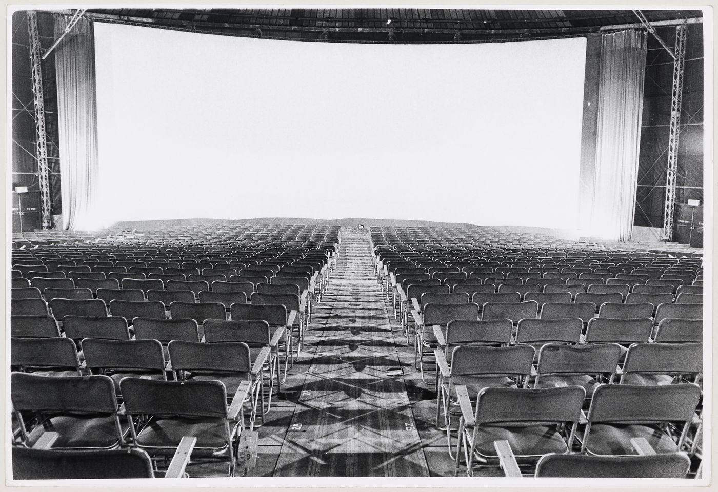 Interior view of the Hair Tent