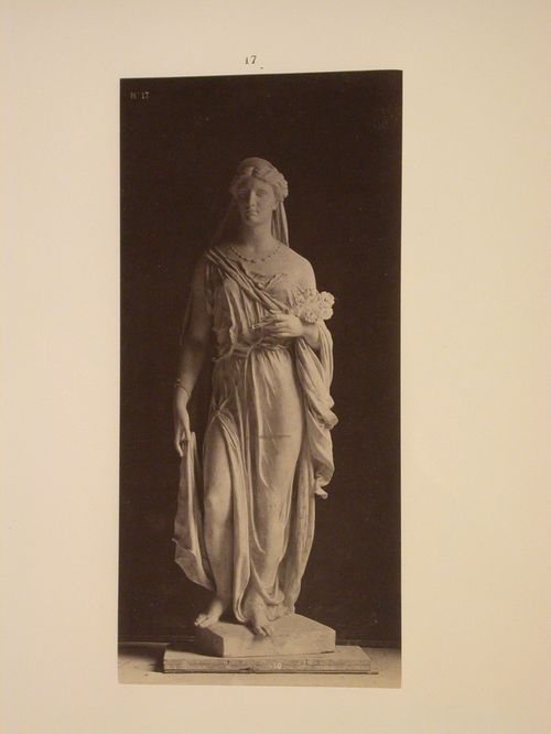 Statues dans le Grand Foyer. L'Élégance [de] Iselin