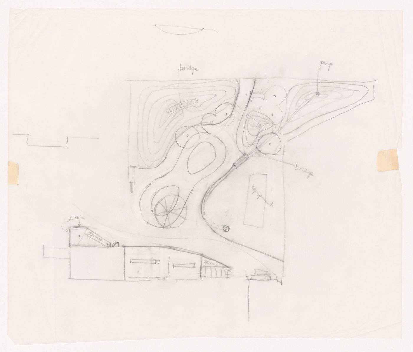 Sketch plan for Talmud Torah School Playground, Vancouver, British Columbia