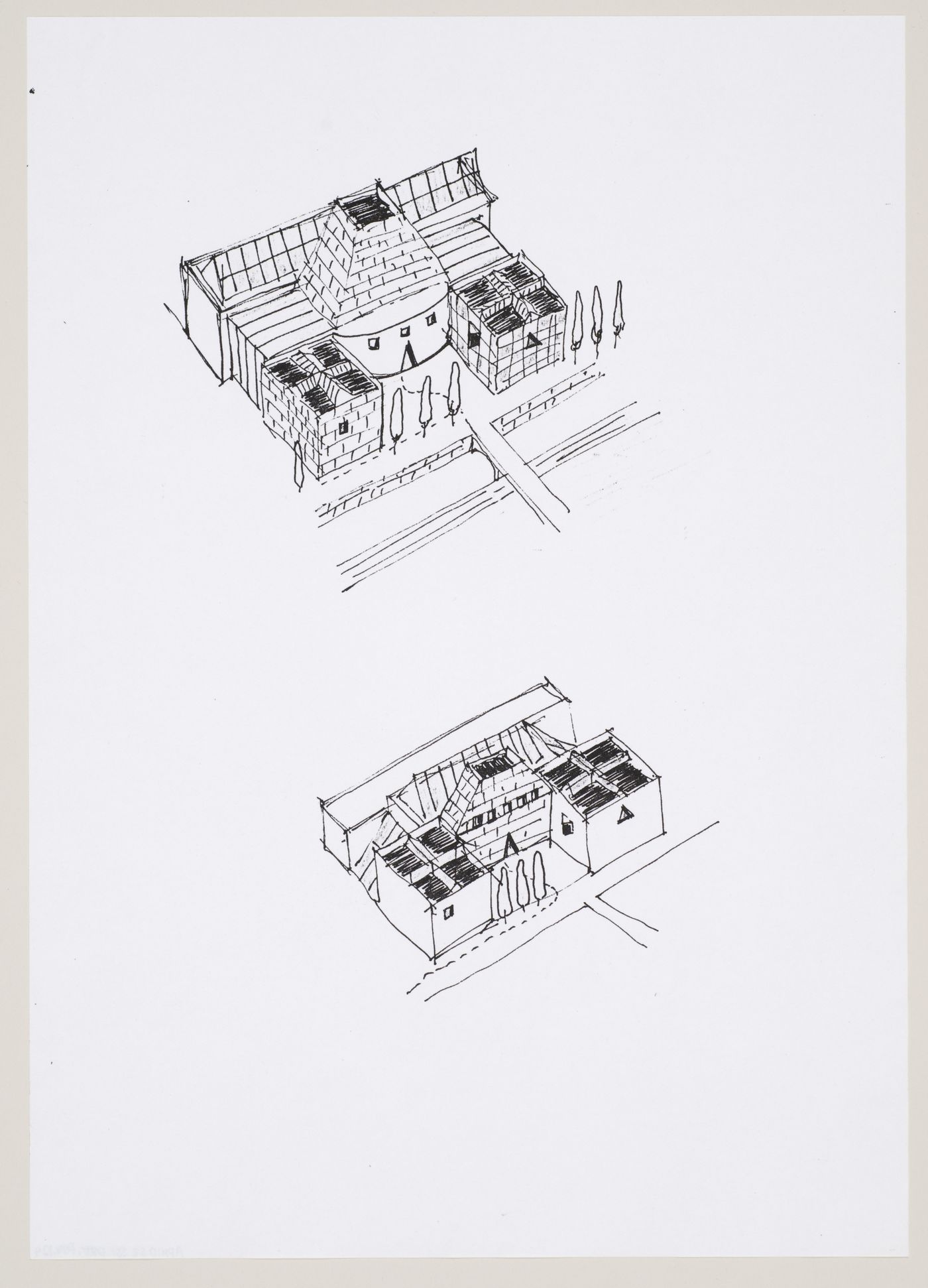 Bibliothèque de France, Paris, France: axonometrics