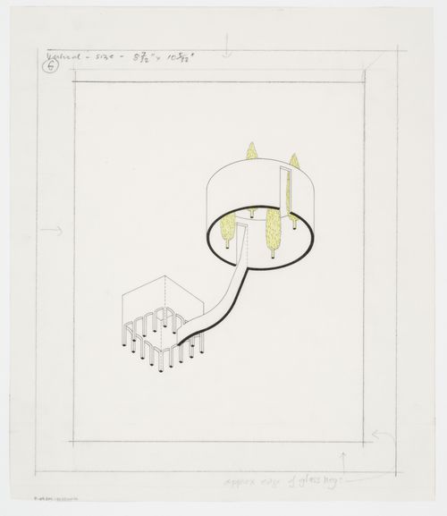 Nordrhein-Westfalen Museum, Dusseldorf, Germany: up axonometric