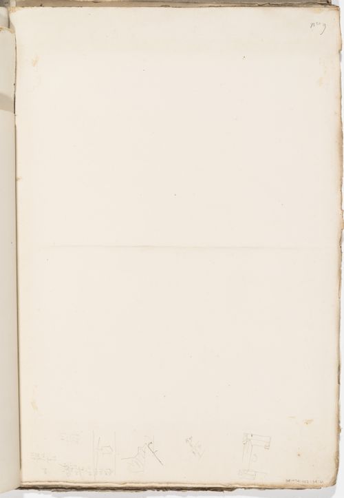 Project for a country house for comte Treilhard: Unidentified sketches