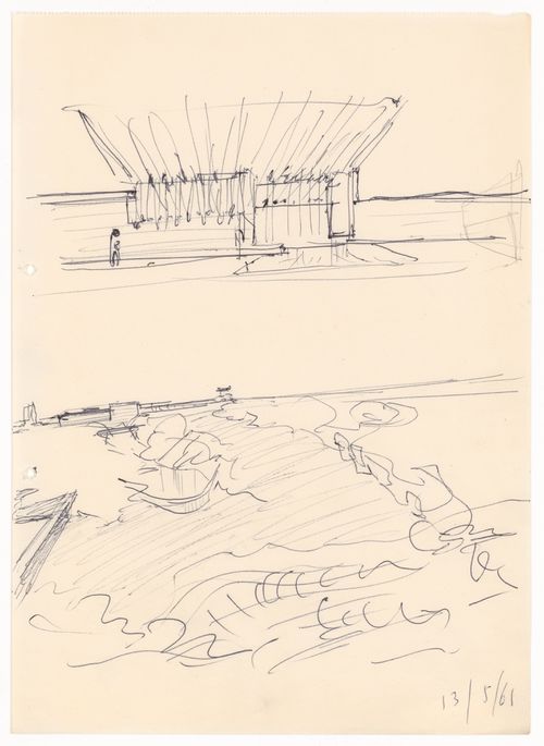 Sketch for Piscina de Marés, Leça da Palmeira