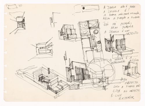Sketches for Casa Manuel Magalhães, Porto