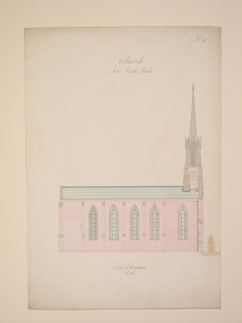 Church-New North Road-No.10Side elevation (South)
