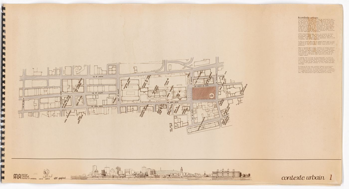 Étude de design urbain et d’architecture pour le développement de l’Îlot Gosford