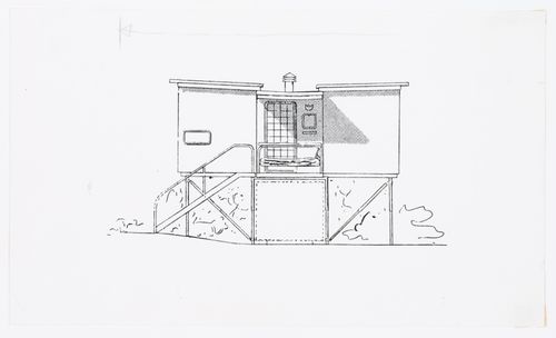 Elevation for a Prefabricated house in Europe