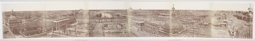 Panorama of Lucknow taken from the roof of a building in the Kaisarbagh (also known as the Qaisarbagh), India