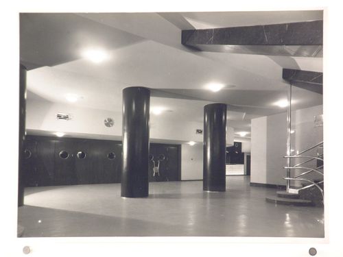 Theatre entrance, interior, Prague, Czech Republic