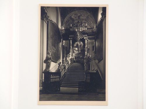 Church stairs, interior, Brno, Czech Republic