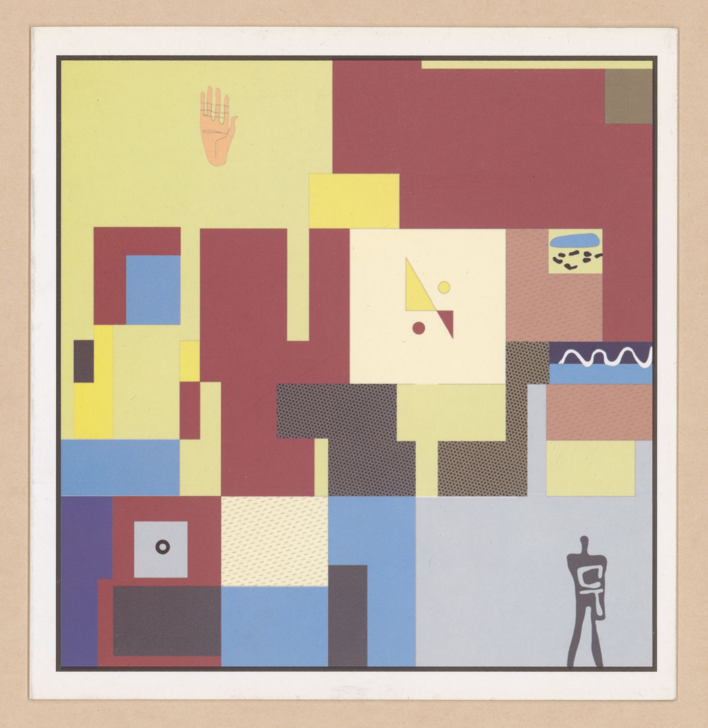 Card with abstract forms by Aditya Prakash