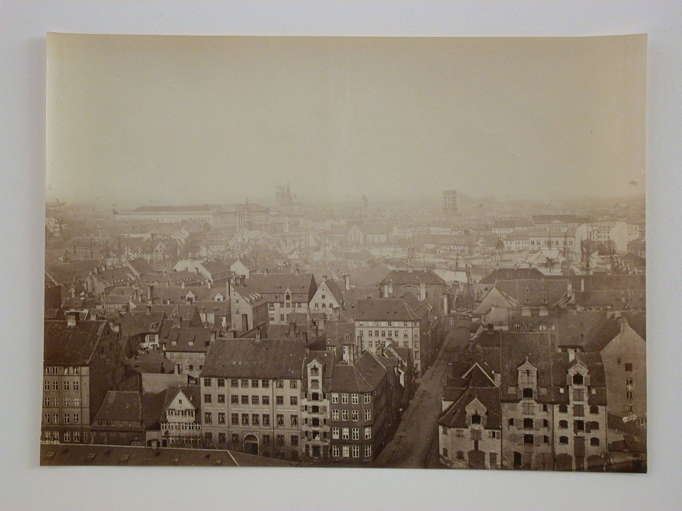 Partial view of Copenhagen, Denmark