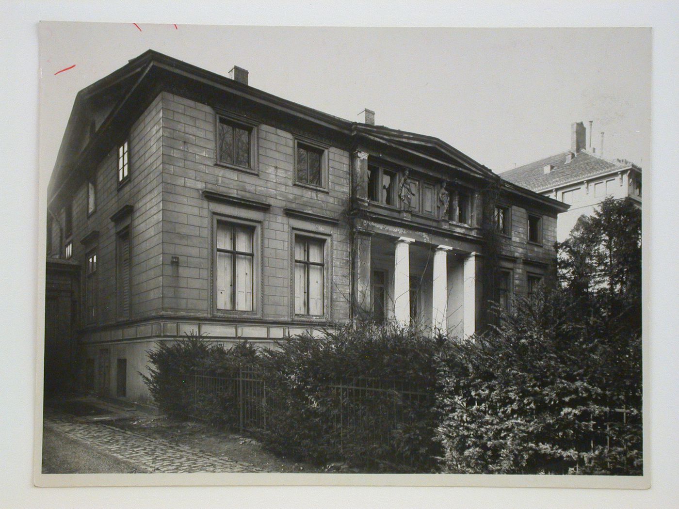 View of the Villa Nitsche (now demolished), 17 Bellevuestraße, Berlin, Germany
