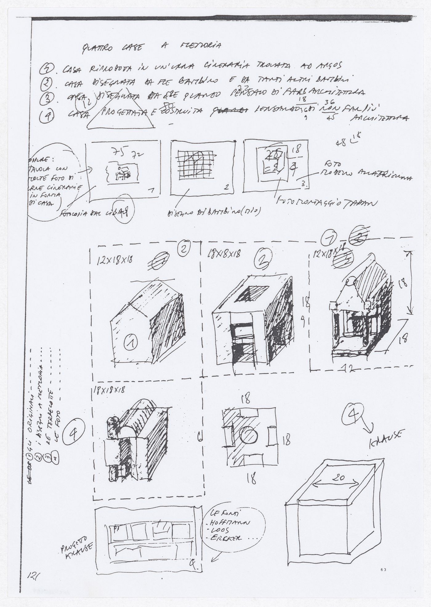 Annotated sketch for Ice House II