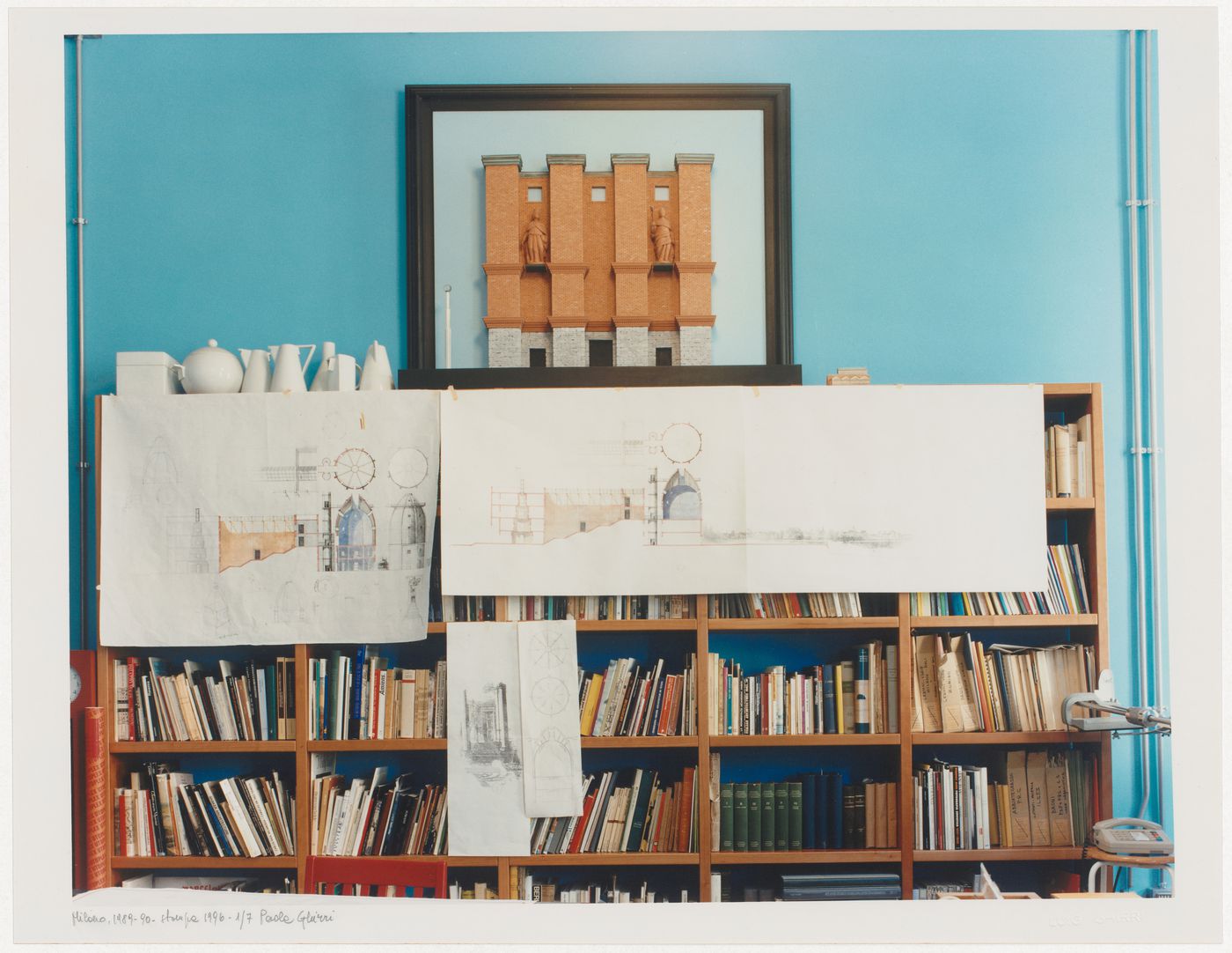 Aldo Rossi's studio, via Santa Maria alla Porta, Milan, Italy