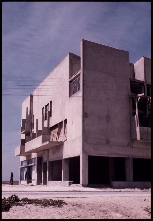 Exterior view of Conjunto Habitacional em Caxinas, Vila Cova - Vila do Conde, Portugal