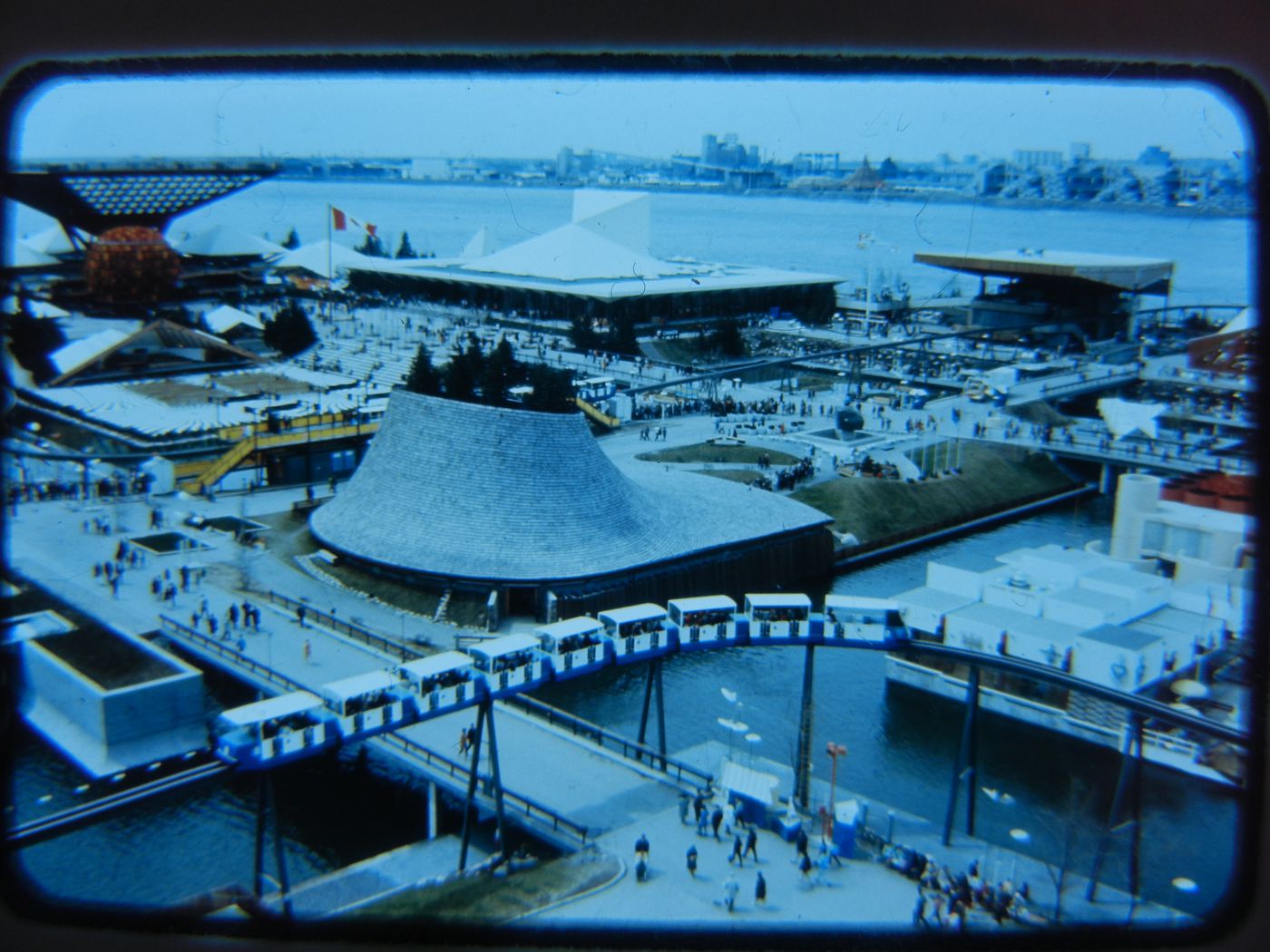 Partial view of the Île Notre-Dame site, Expo 67, Montréal, Québec