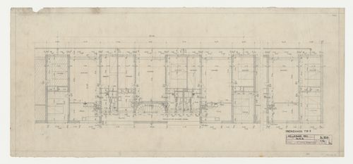 First floor plan for a type F housing unit, Hellerhof Housing Estate, Frankfurt am Main, Germany