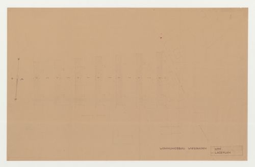 Site plan for a housing estate, Wiesbaden, Germany