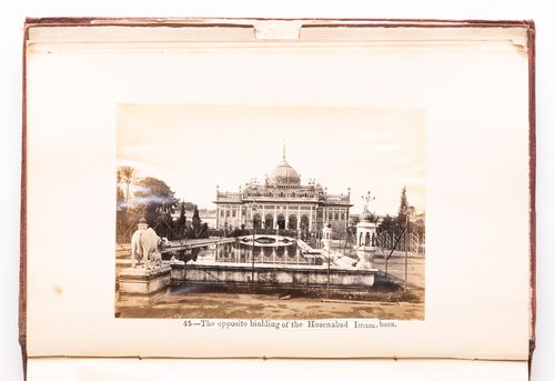 View of the hall [?] of the Husainabad Imambara [Palace of Lights], Lucknow, India