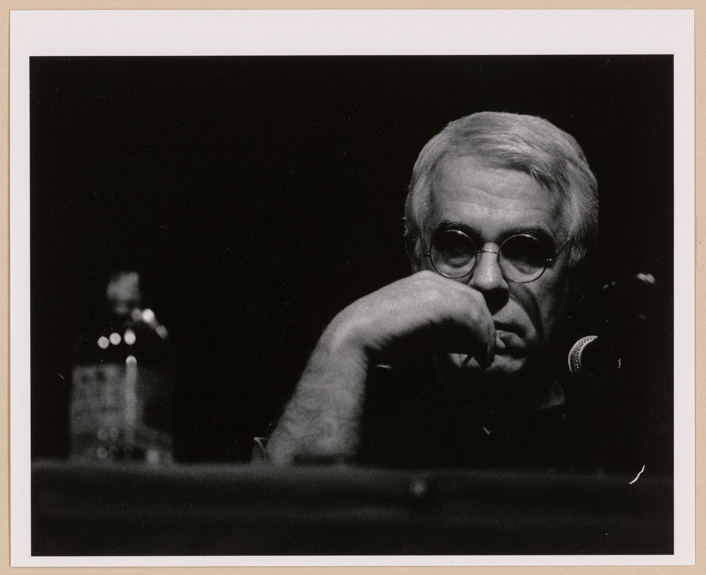View of Peter Eisenman during Culture Lab symposium 2.3: Interceptors