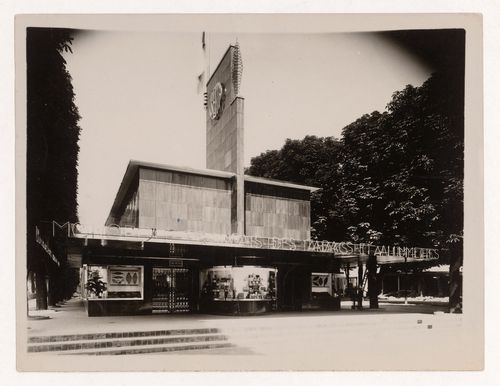 Exterior of Régie des tabacs pavillon, Exposition internationale des arts et techniques dans la vie moderne, Paris, France
