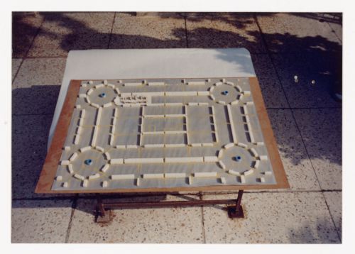 Photograph of model for Linear city, Chandigarh, India