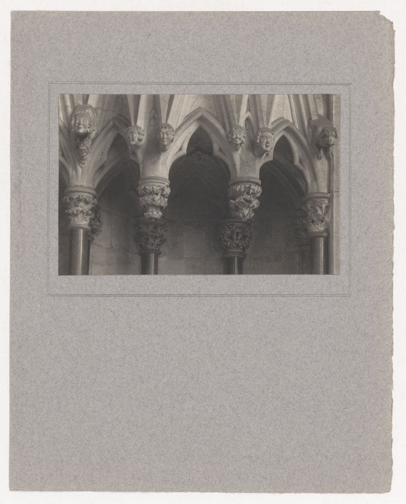 Plate from portfolio ''York Minster Chapter House''
