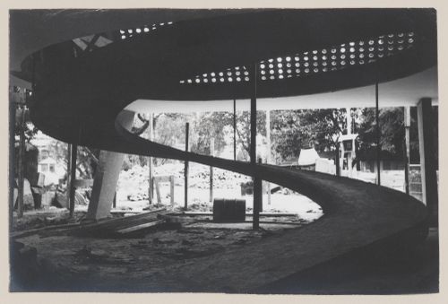 View of Leonel Miranda House, under construction, Rio de Janeiro, Brazil
