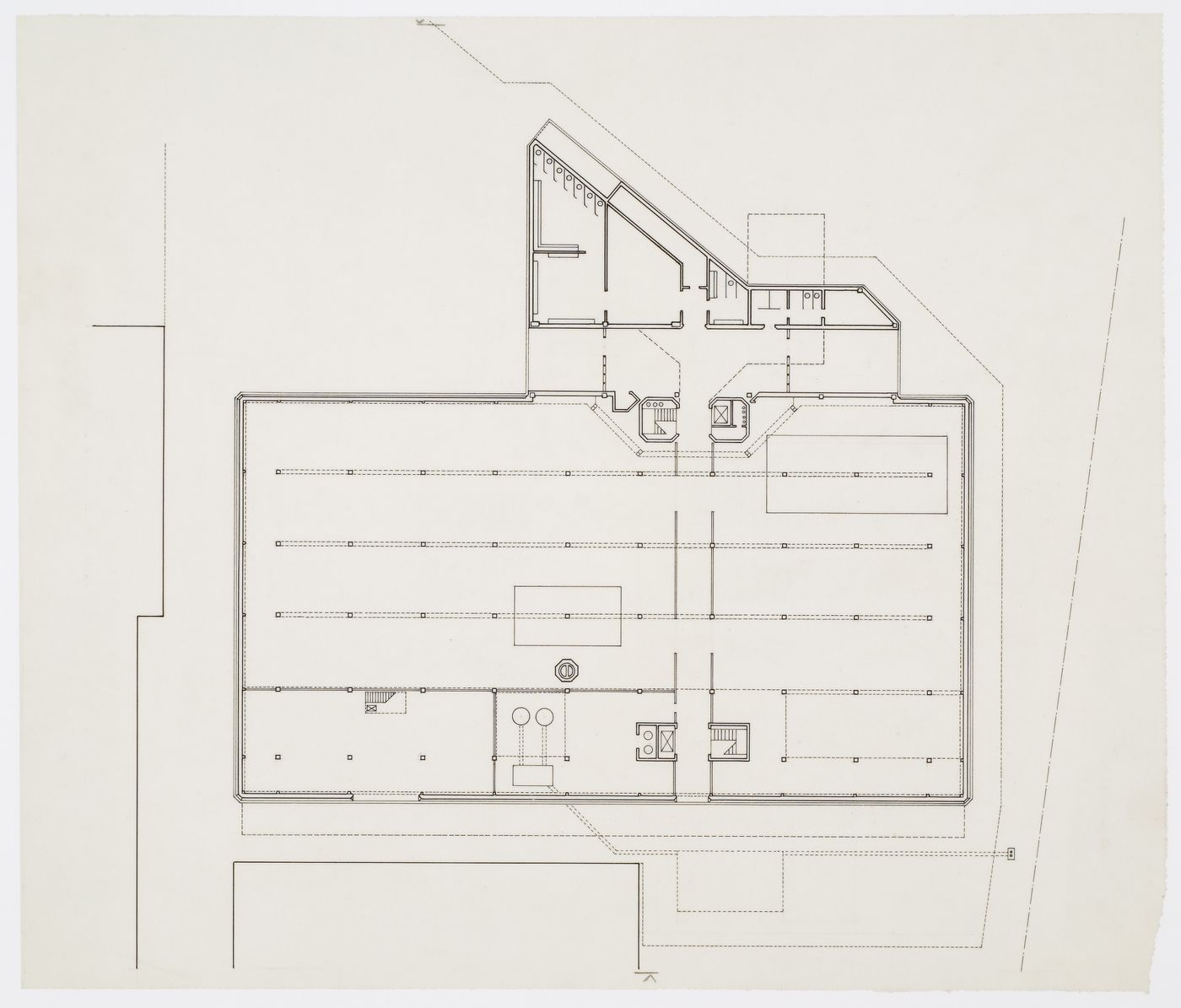 Leicester University Engineering Building, Leicester, England: plan