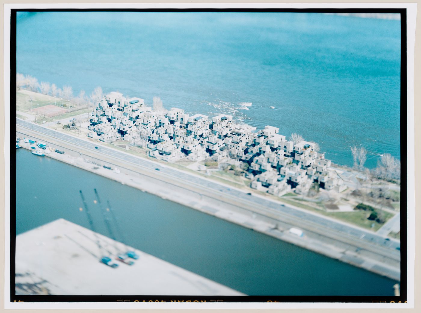 Aerial view of Habitat 67, Montréal, Québec