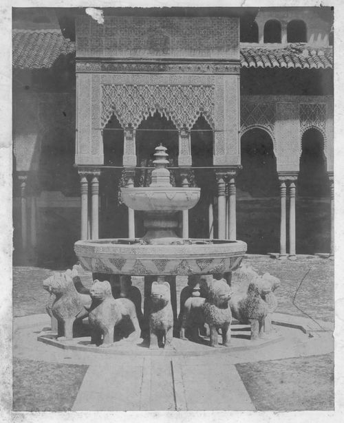 View of Court of the Lions, Alhambra, Spain