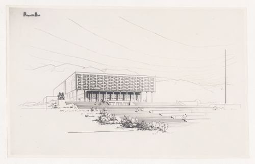 Perspective for Government House, Addis Ababa, Ethiopia