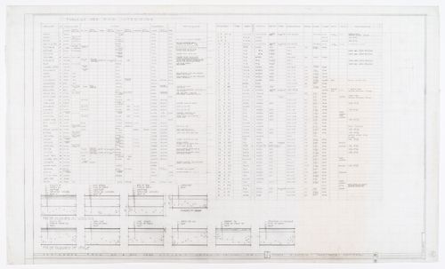 Tableau et détails des finis intérieurs pour Résidence Jean Simard, Laval-sur-le-Lac, Québec