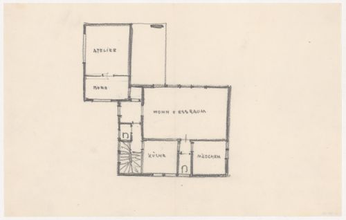 Dexel House, Jena, Germany: Lower level plan