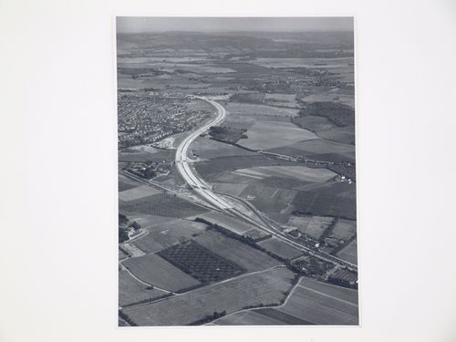 Aerial view of the Swanley Bypass, England
