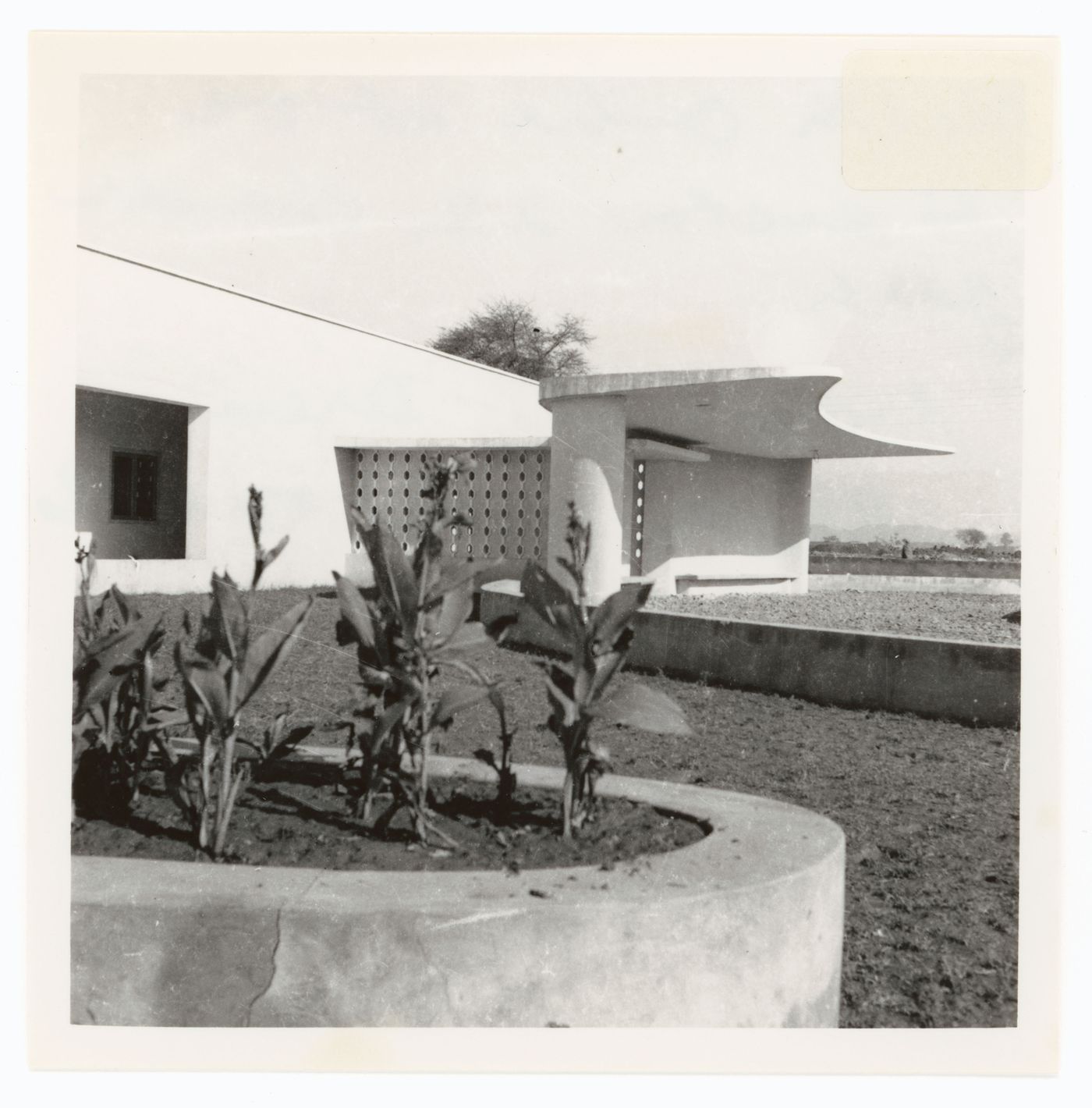 Partial view of the Health Centre, Sector 22, Chandigarh, India