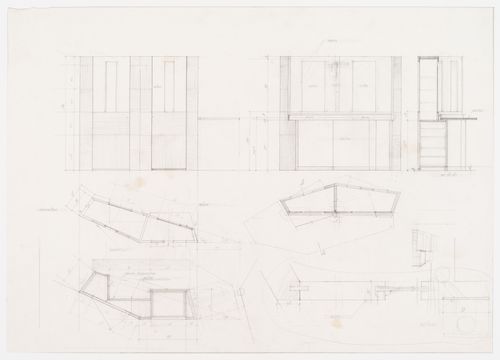 Kitchen cupboard, ground floor, for Casa Frea, Milan, Italy